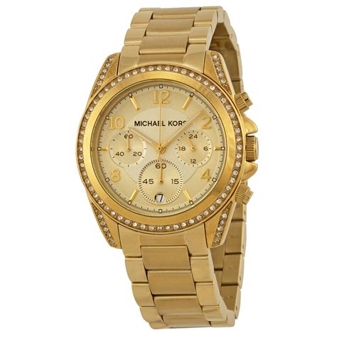 reloj michael kors mk5166|Michael Kors Golden Blair Glitz Watch MK5166 .